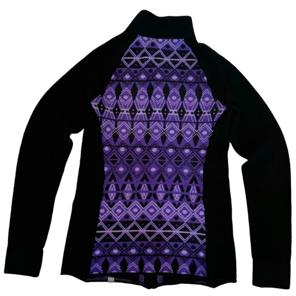 Title Nine 100% Merino Wool Long Sleeve Full Zip Cardigan Size Small - Picture 2 of 9